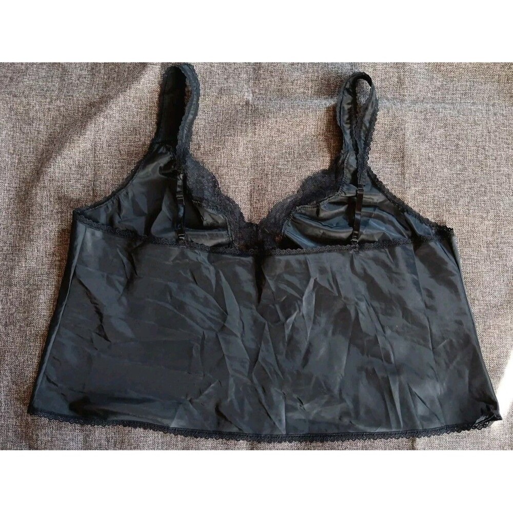 shirt 3X New womans Lady Barbizo Black Tank Top - Picture 5 of 8